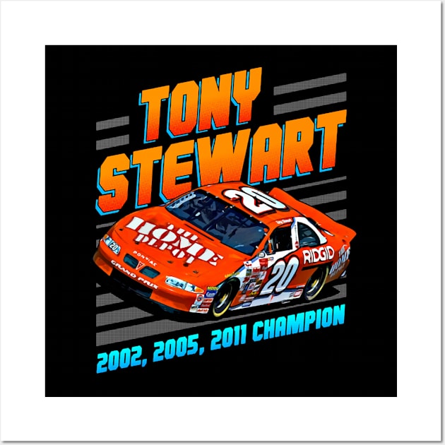 Tony Stewart 20 Legend Wall Art by Erianna Bee